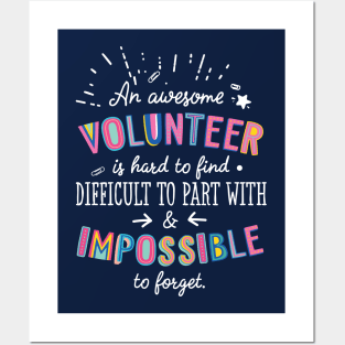 An awesome Volunteer Gift Idea - Impossible to Forget Quote Posters and Art